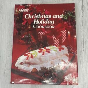 Ideals Christmas And Holiday Hardcover Vintage Cookbook
